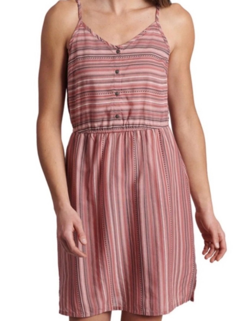 NWT KUHL Lucie Dress in Peony Geometric Stripe XL